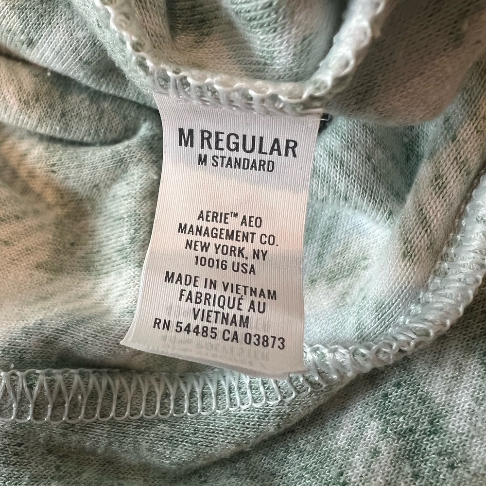 Aerie Snowed In Plaid Green Fleece Joggers PJ’s Pants Viscose Medium - Picture 10 of 12
